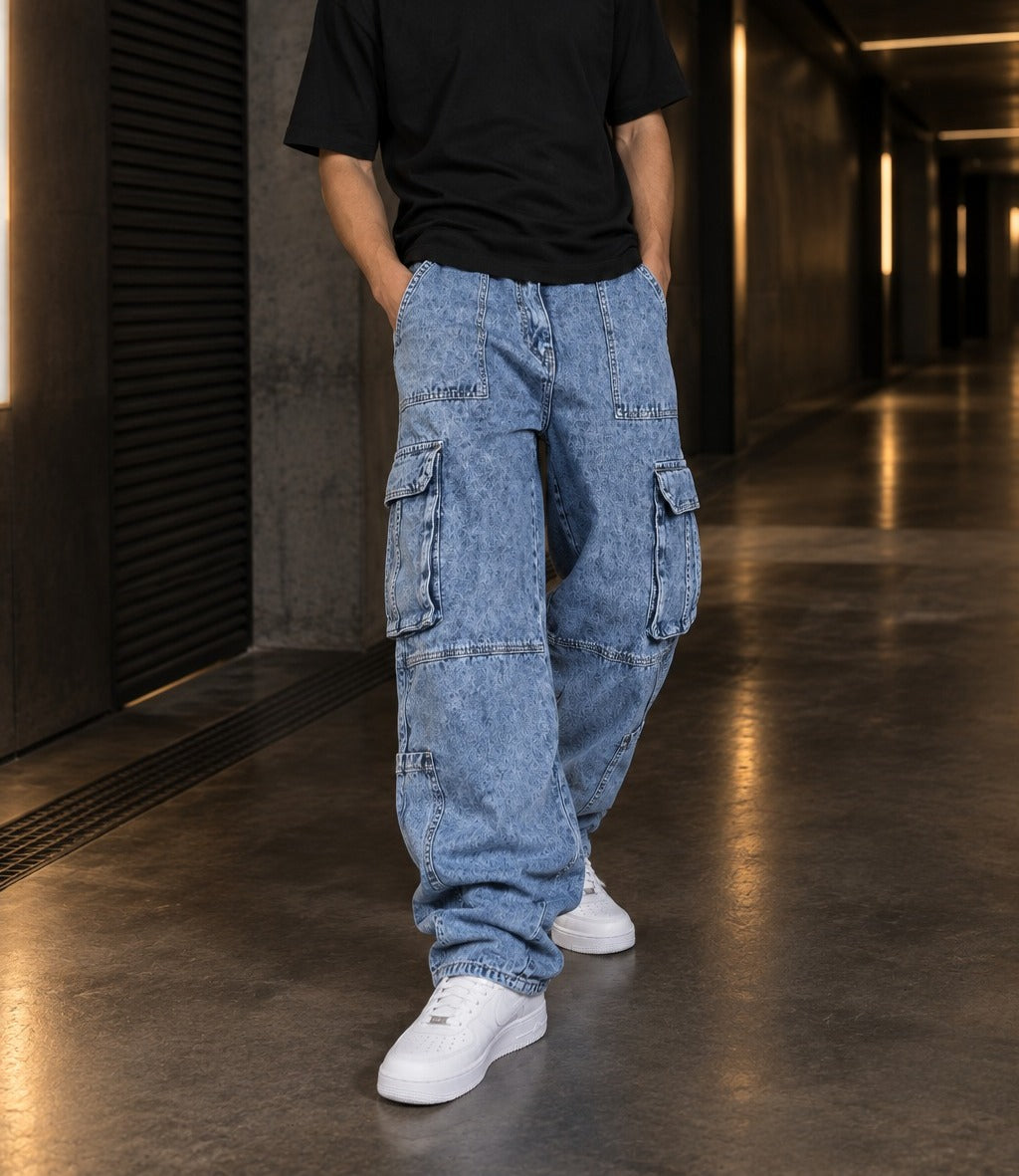 Jeans Cargo Celestiano