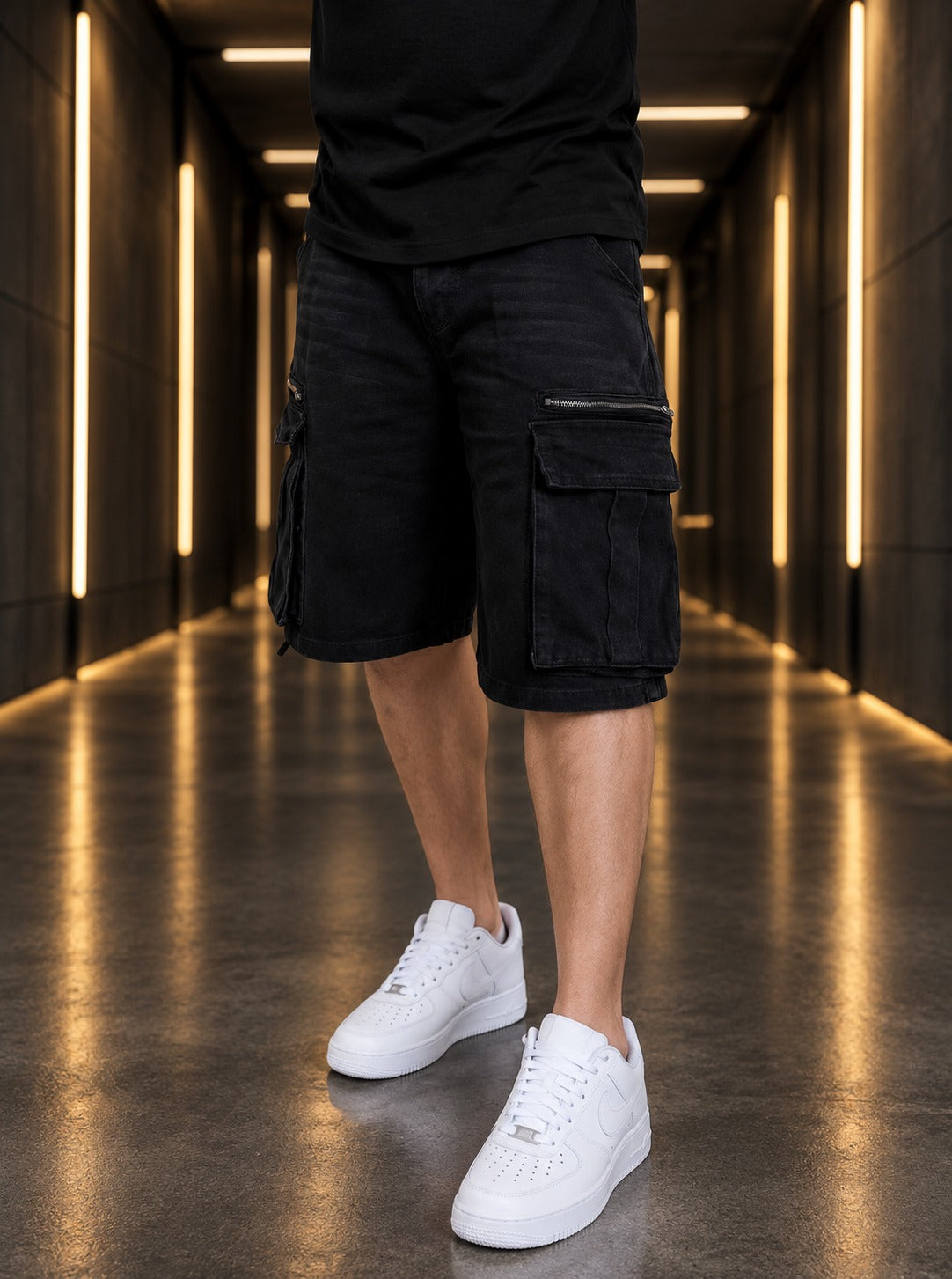 Short Cargo Negro